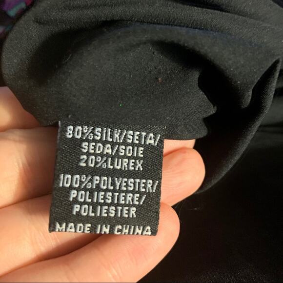 Tibi metallic paisley strapless dress - Picture 5 of 5